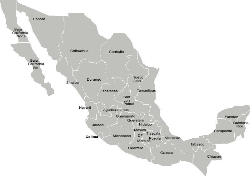 Mapa de Mexico